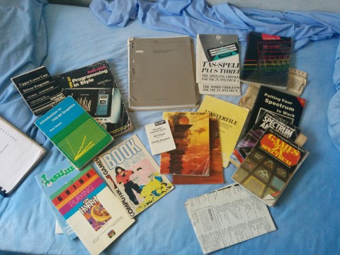 These are most of the books that made it into the box - excluding the VMS release notes