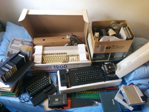 Here are most of the things I was hoping to pack - most of which actually made it into the box
